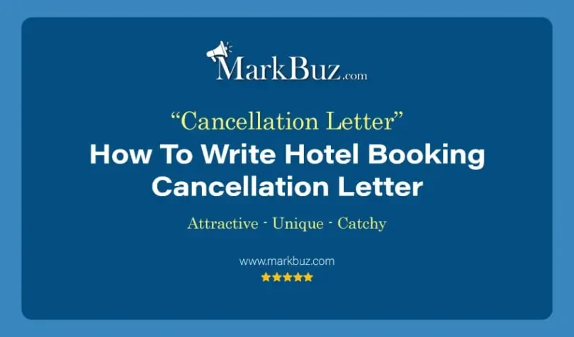 Hotel Booking Cancellation Letter