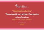 Professional Termination Letter Formats